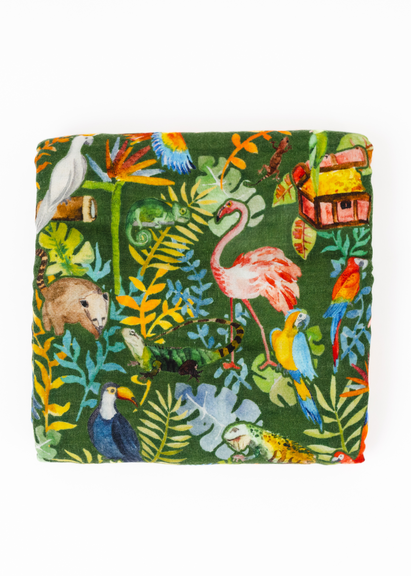 Tropical Critters Swaddle Blanket