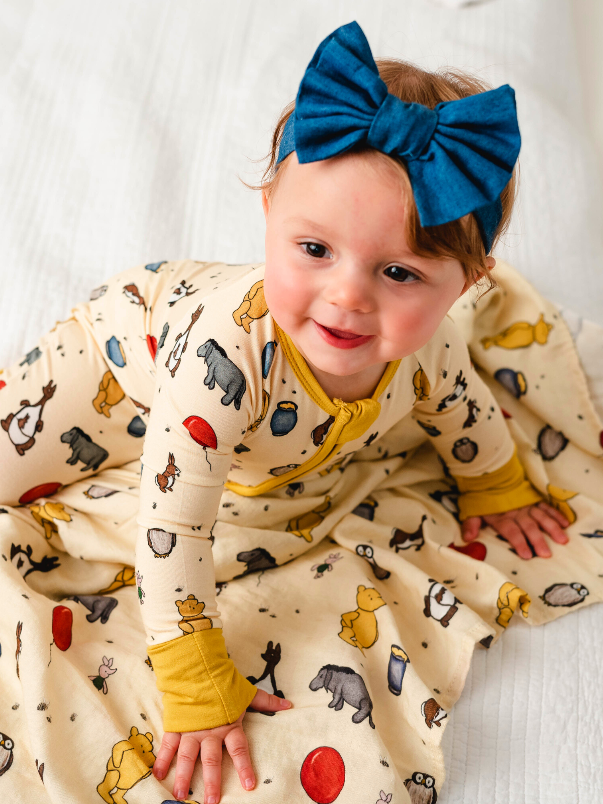 Silly Ole Bear Bamboo Sleeper Little Crowns Capes