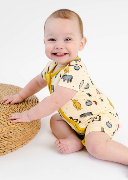 Silly Ole Bear Shortie Romper