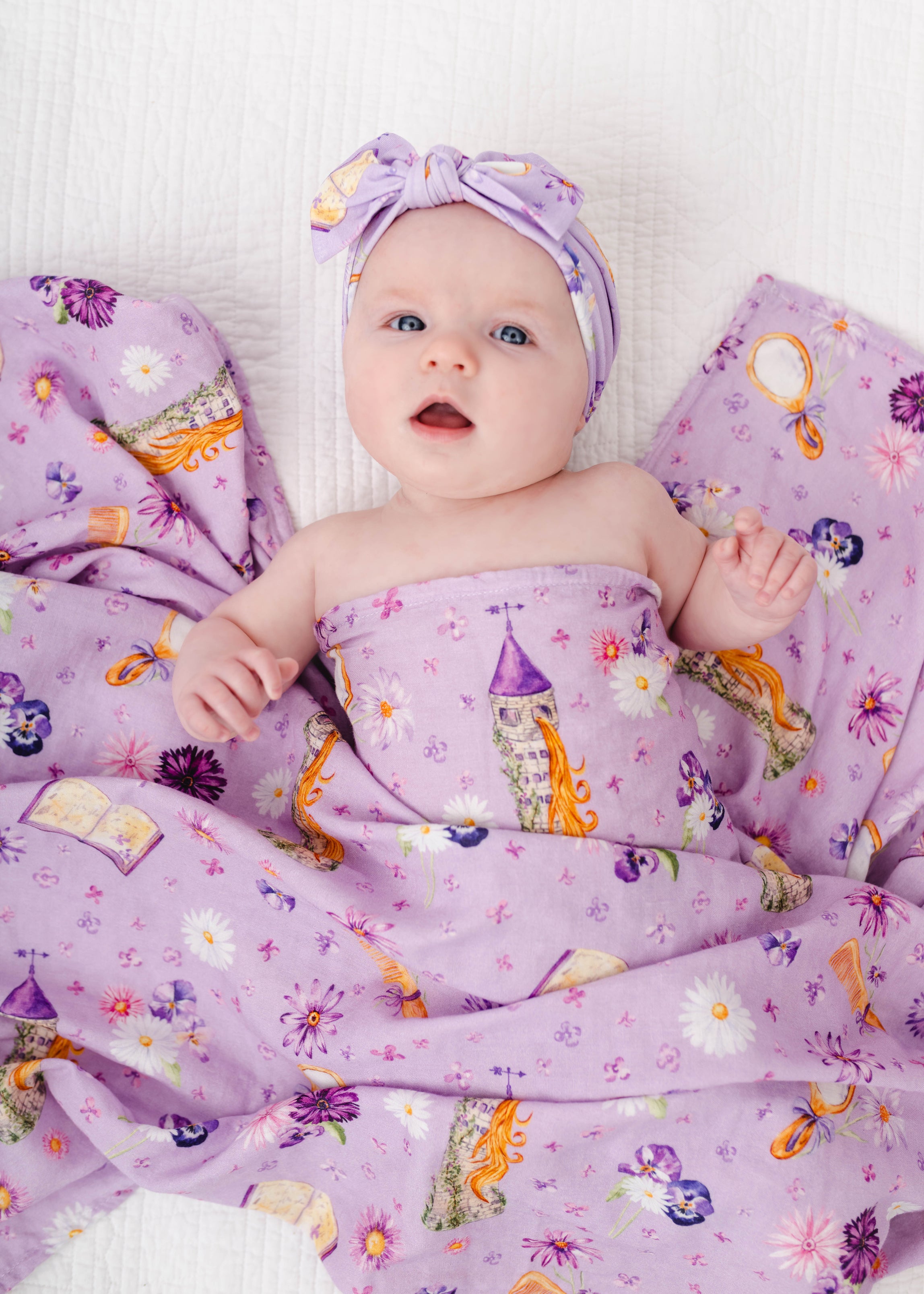 Purple 2024 baby swaddle