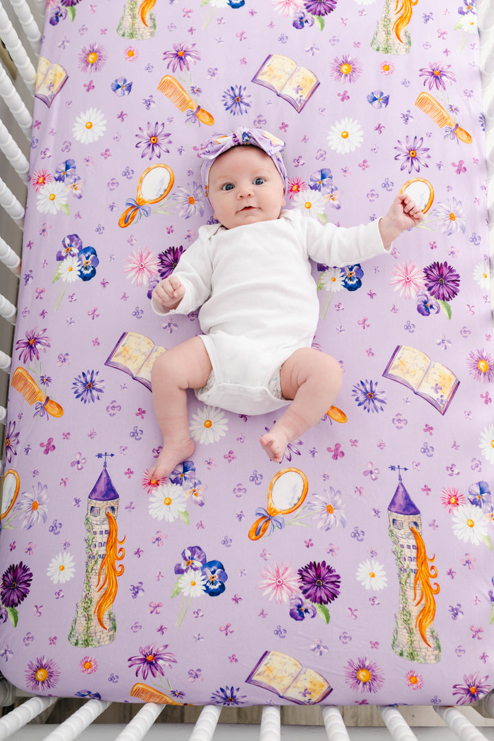 Rapunzel Bamboo Crib Sheet