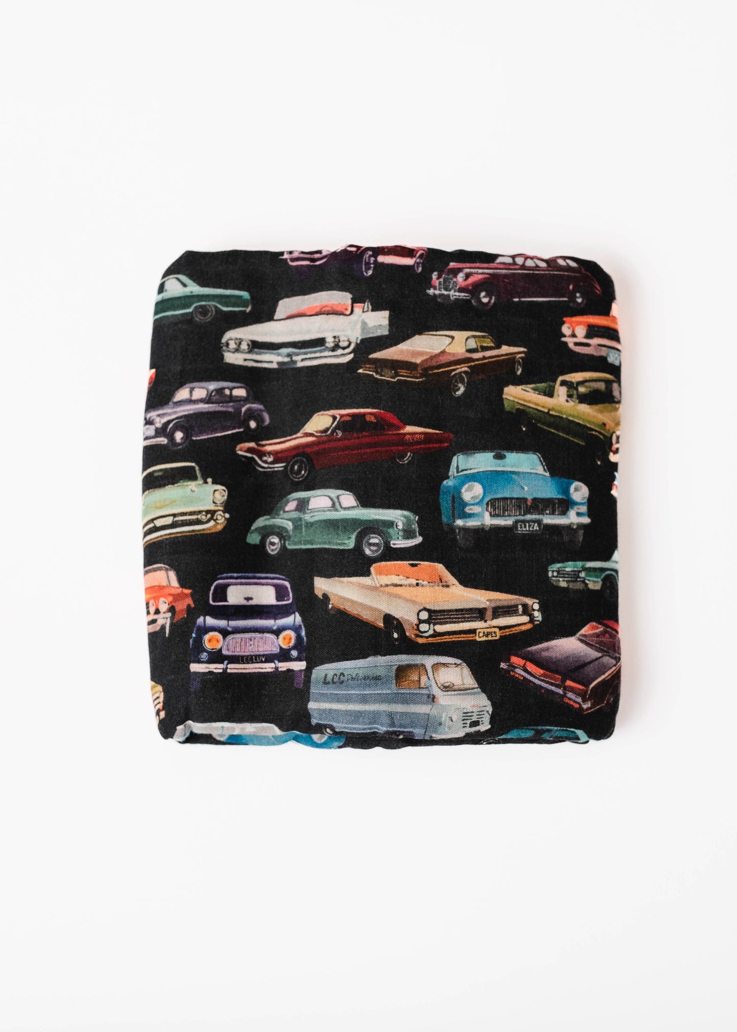 Vintage Cars Swaddle Blanket