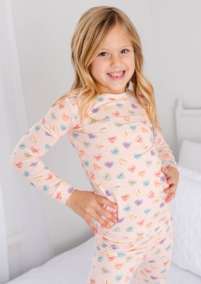 Sweetheart Pink Bamboo Jammies