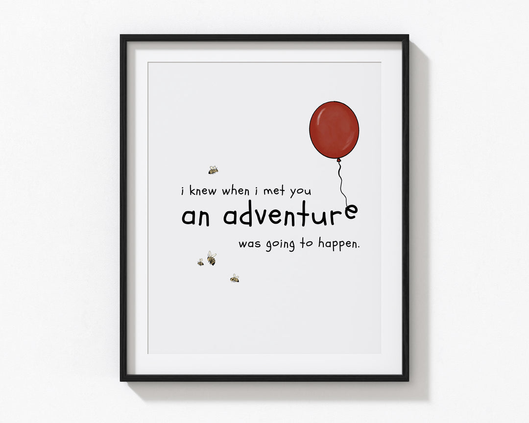 Winnie-the-Pooh Art Print Set of 4