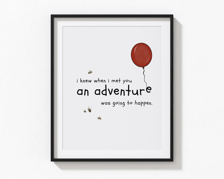 Winnie-the-Pooh Art Print Set of 4