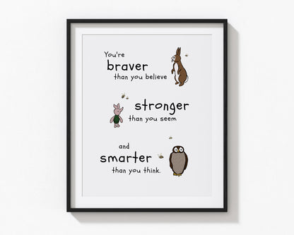 Winnie-the-Pooh Art Print Set of 4