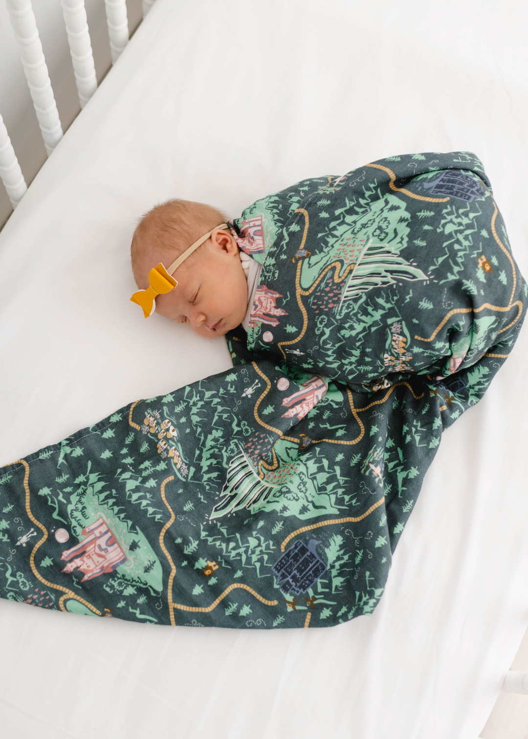 Emerald City Swaddle Blanket